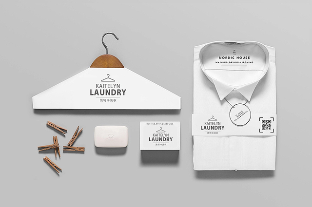 凯特琳干洗店vi设计