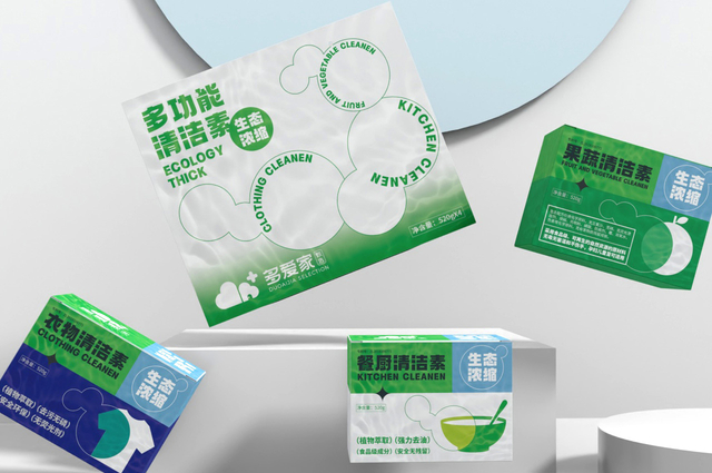 多爱家清洁素包装设计