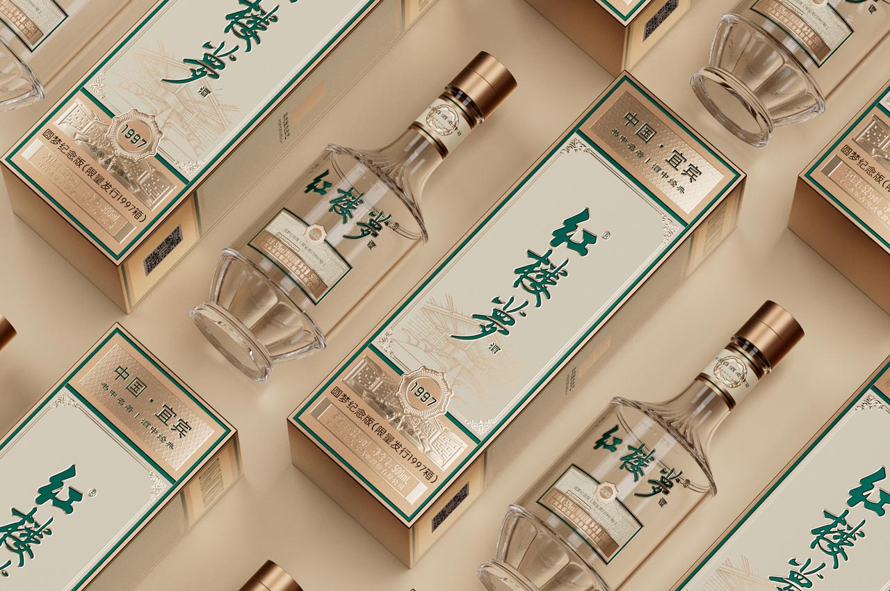 红楼梦白酒包装设计