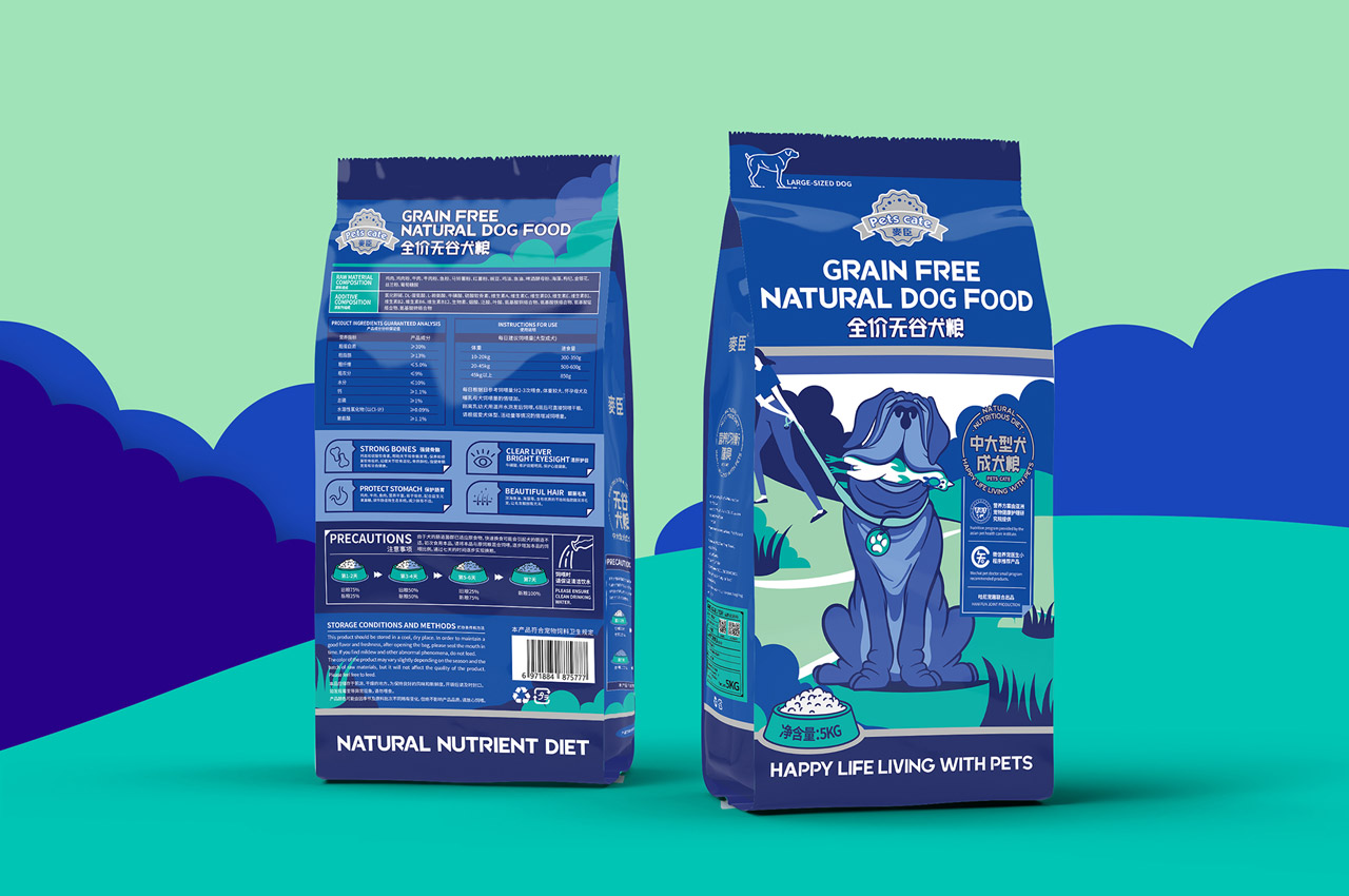 PetsCate全价无谷犬粮包装