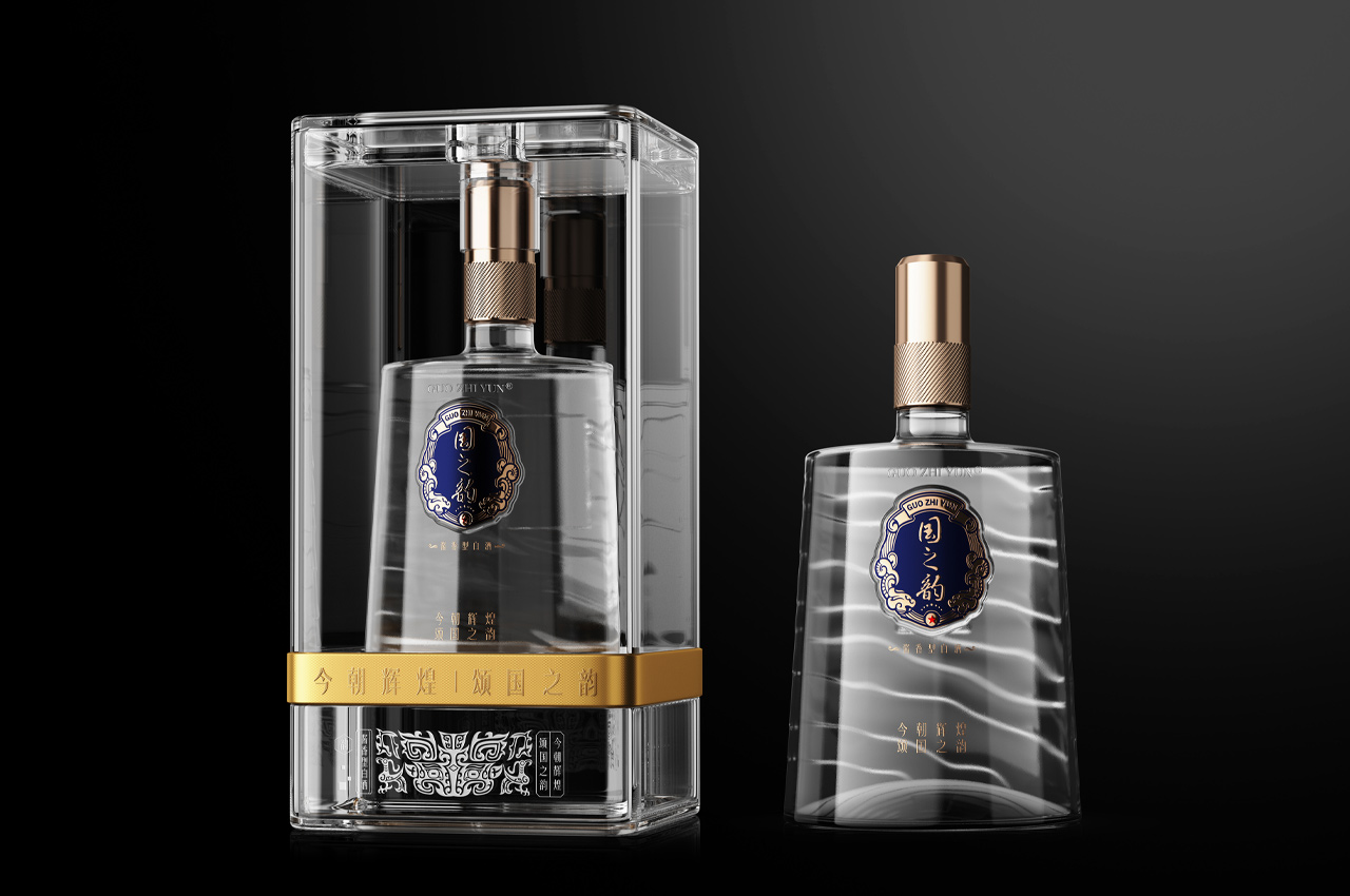 国之韵酱香白酒包装设计