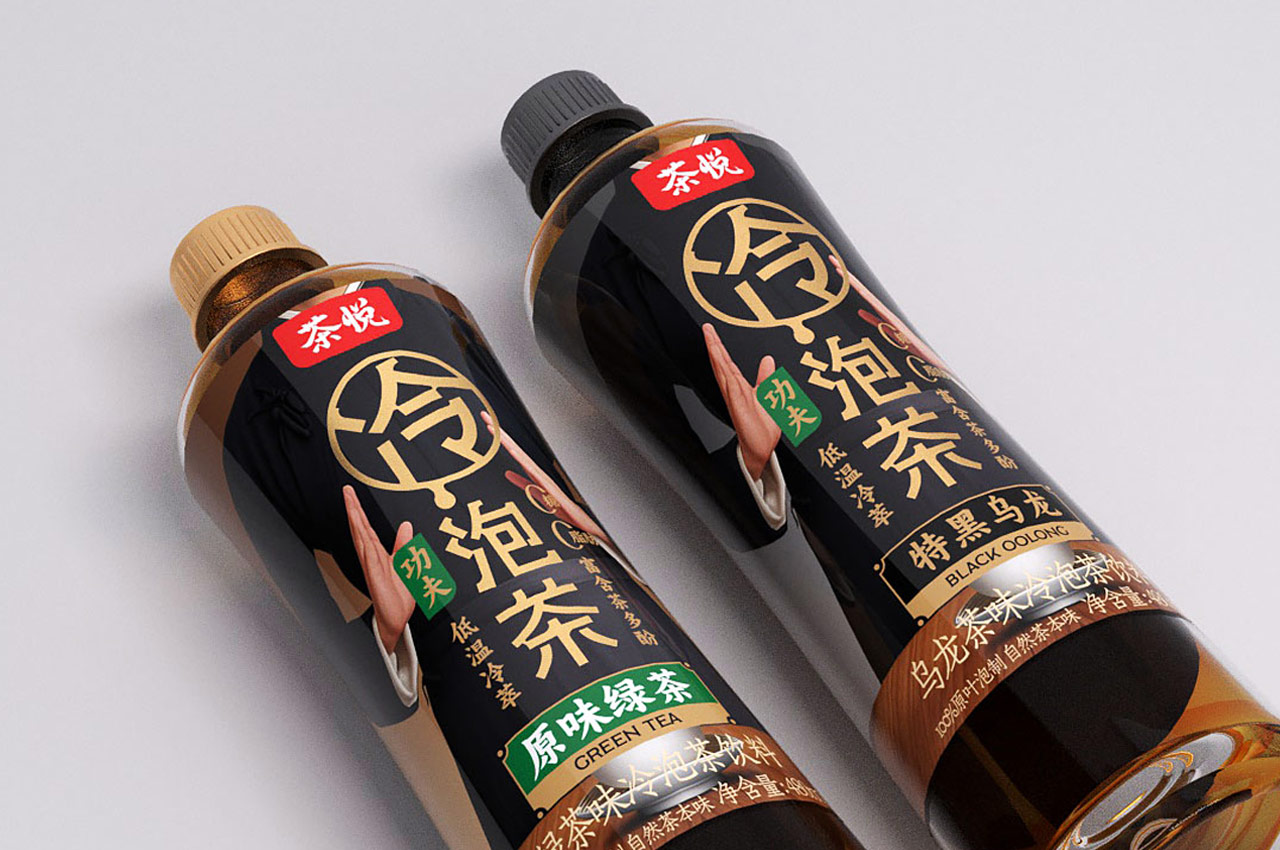 茶悦功夫冷泡茶包装设计