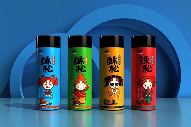 蘸松肉松包装设计