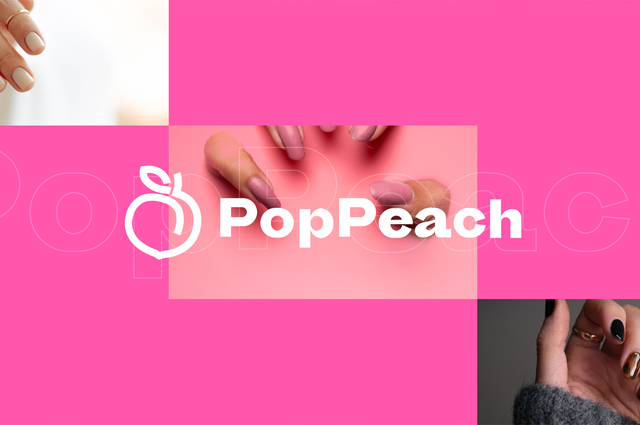 PopPeach穿戴甲品牌设计