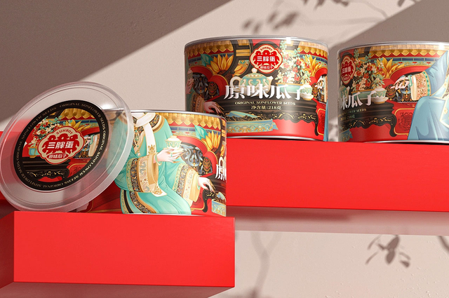 三胖蛋原味瓜子包装设计