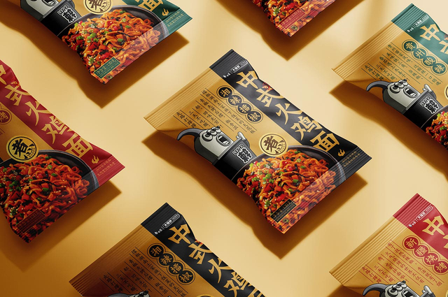 白象大辣娇速食面包装