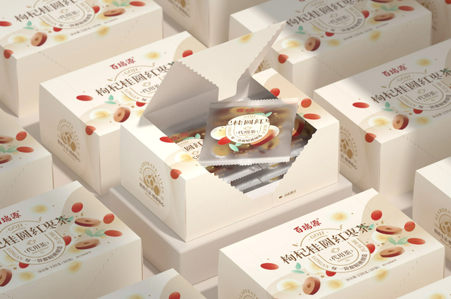 百瑞源枸杞红枣茶包装设计