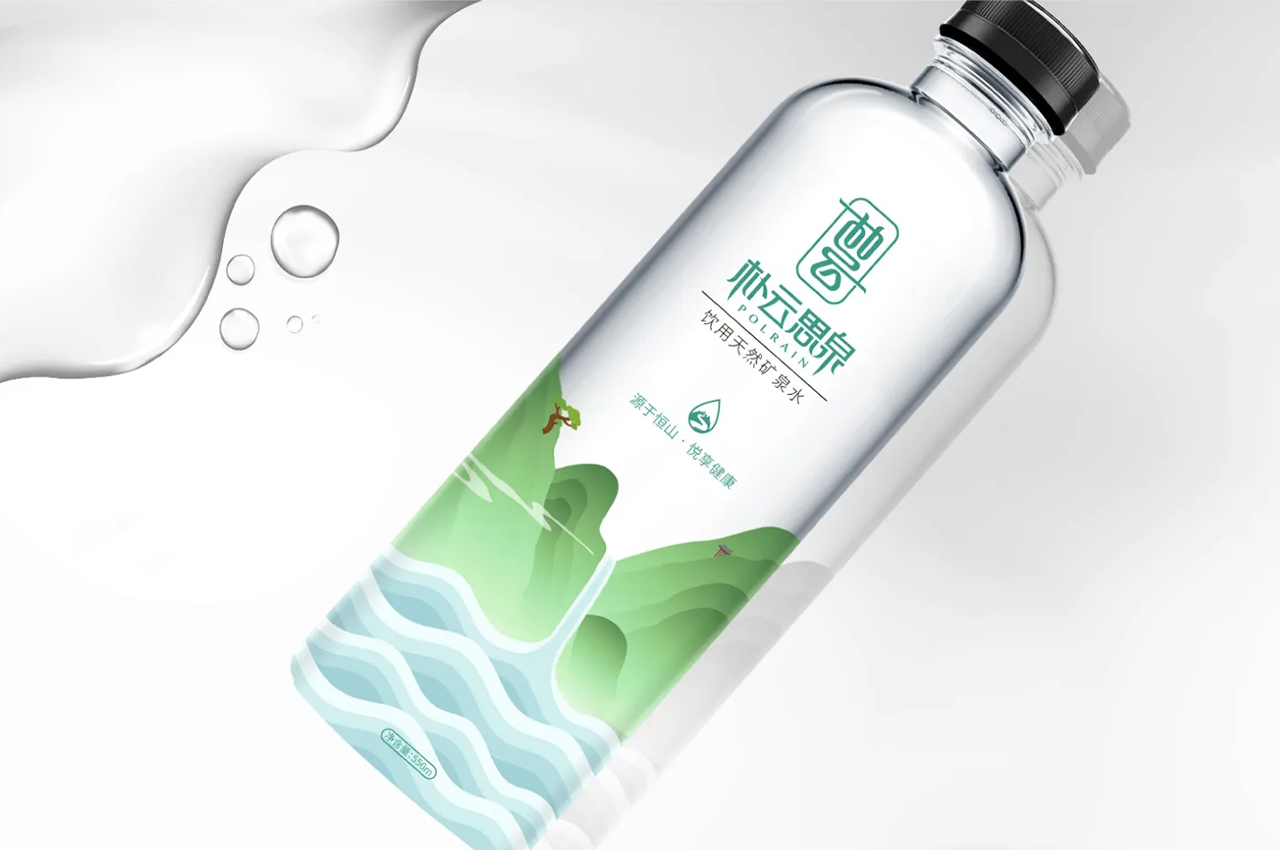 朴云思泉-水包装设计