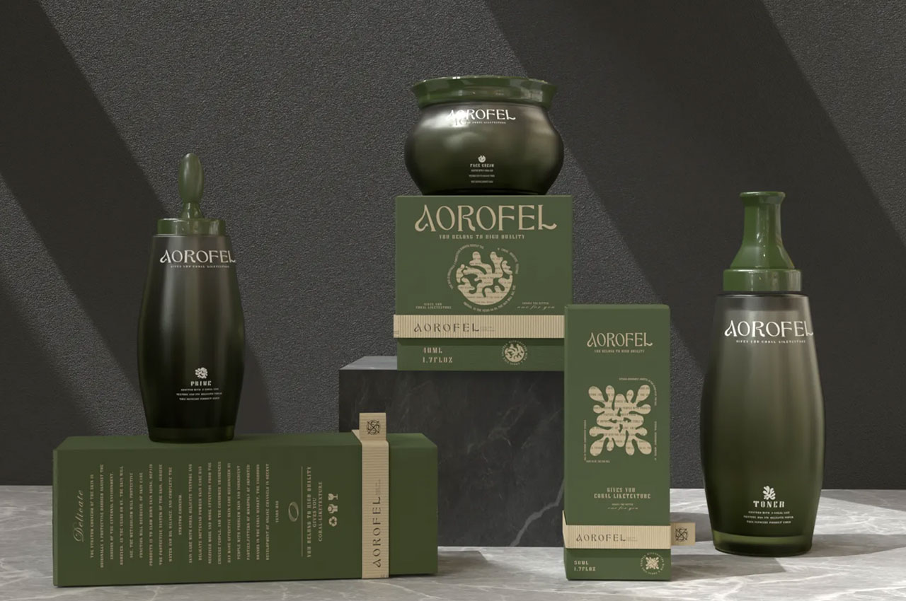 AOROFEL护肤品包装全案设计