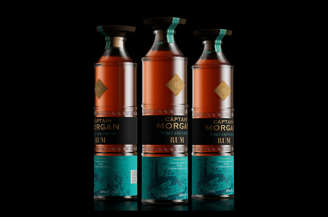 Captain Morgan Rum朗姆酒包装设计