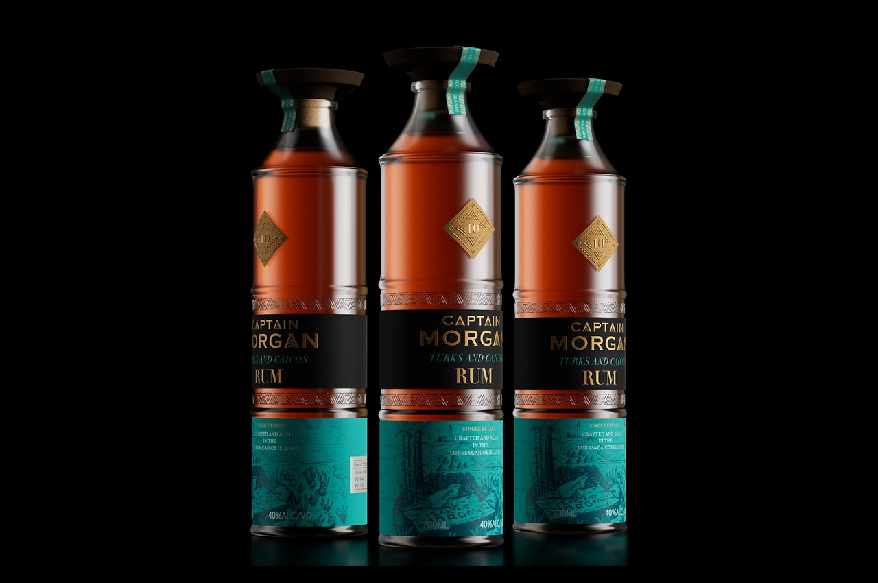Captain Morgan Rum朗姆酒包装设计